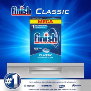 Viên Rửa Bát Finish Powerball Classic 120 Viên 3 Viên Rửa Bát Finish Powerball Classic 120 Viên