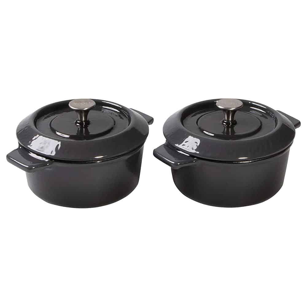 Bộ 2 Nồi Gang Woll 110CI-030 Size 10cm Grey Bộ 2 Nồi Gang Woll 110CI-030 Size 10cm Grey