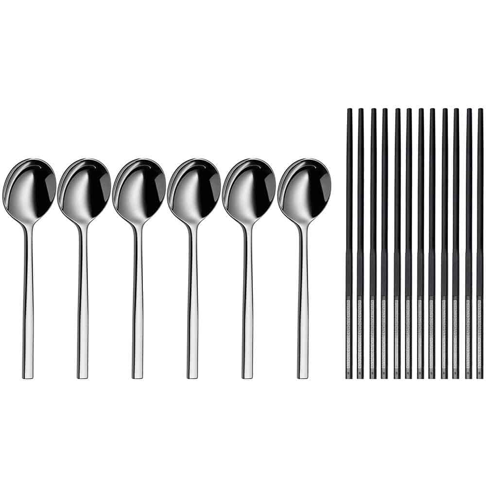 12_9402_6200_100 Bộ Thìa Đũa WMF Chop-Sticks 12 Món Cao Cấp