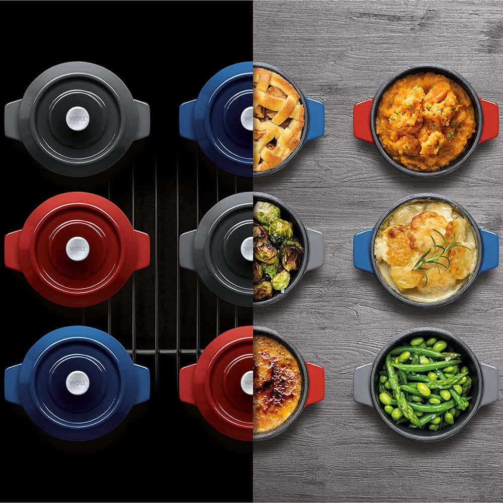 Bộ 2 Nồi Gang Woll 110CI-030 Size 10cm Grey Bộ 2 Nồi Gang Woll 110CI-030 Size 10cm Grey