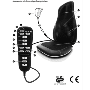 Ghế Massage Medisana PR-M80 2 Ghế Massage Medisana PR-M80