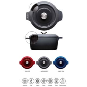 Bộ 2 Nồi Gang Woll 110CI-020 Size 10cm Blue