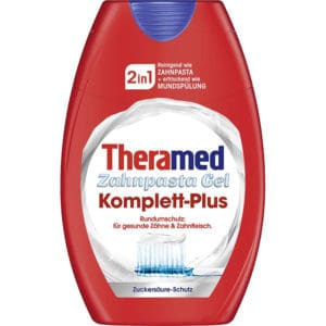 Kem Đánh Răng Theramed 2-In-1 Komplett Plus Màu Đỏ