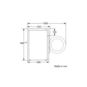 Máy Giặt Cửa Trước Bosch WAV28E42 9kg Series 8