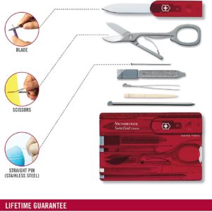 Dụng Cụ Đa Năng Victorinox Swisscard Ruby 0.7100.T 2 Dụng Cụ Đa Năng Victorinox Swisscard Ruby 0.7100.T