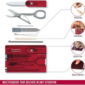 Dụng Cụ Đa Năng Victorinox Swisscard Ruby 0.7100.T 3 Dụng Cụ Đa Năng Victorinox Swisscard Ruby 0.7100.T
