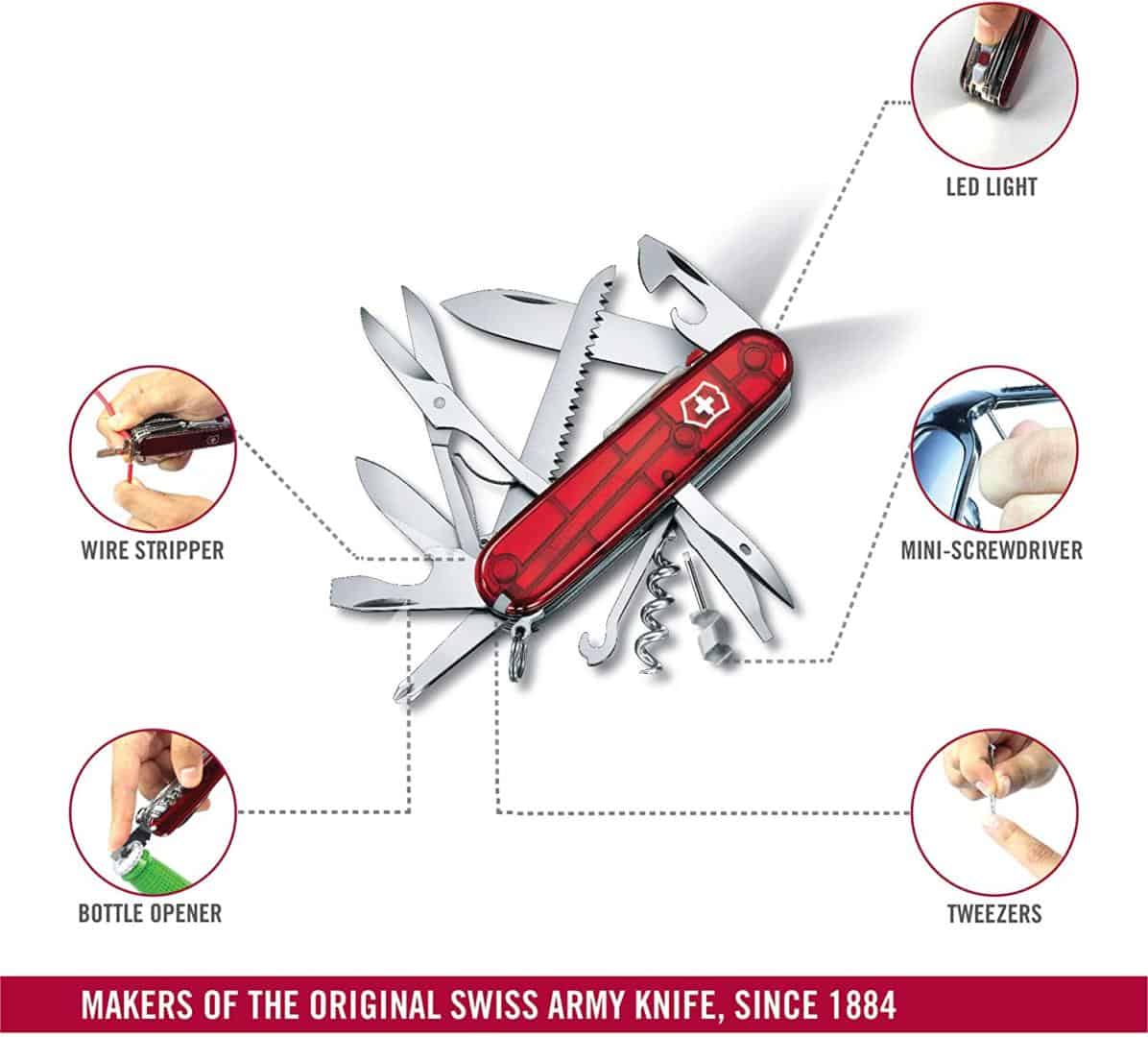 Dụng Cụ Đa Năng Victorinox Huntsman Lite 1.7915.T Dụng Cụ Đa Năng Victorinox Huntsman Lite 1.7915.T