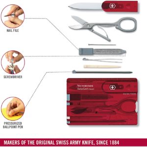 Dụng Cụ Đa Năng Victorinox Swisscard Ruby 0.7100.T 4 Dụng Cụ Đa Năng Victorinox Swisscard Ruby 0.7100.T