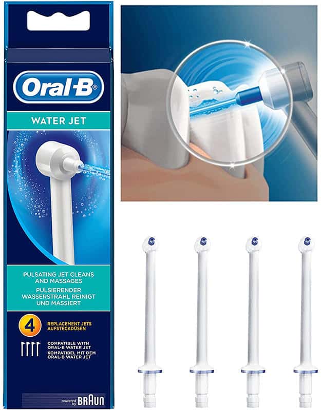 Bộ 4 Đầu Tăm Nước Oral-B Water Jet ED15A-4