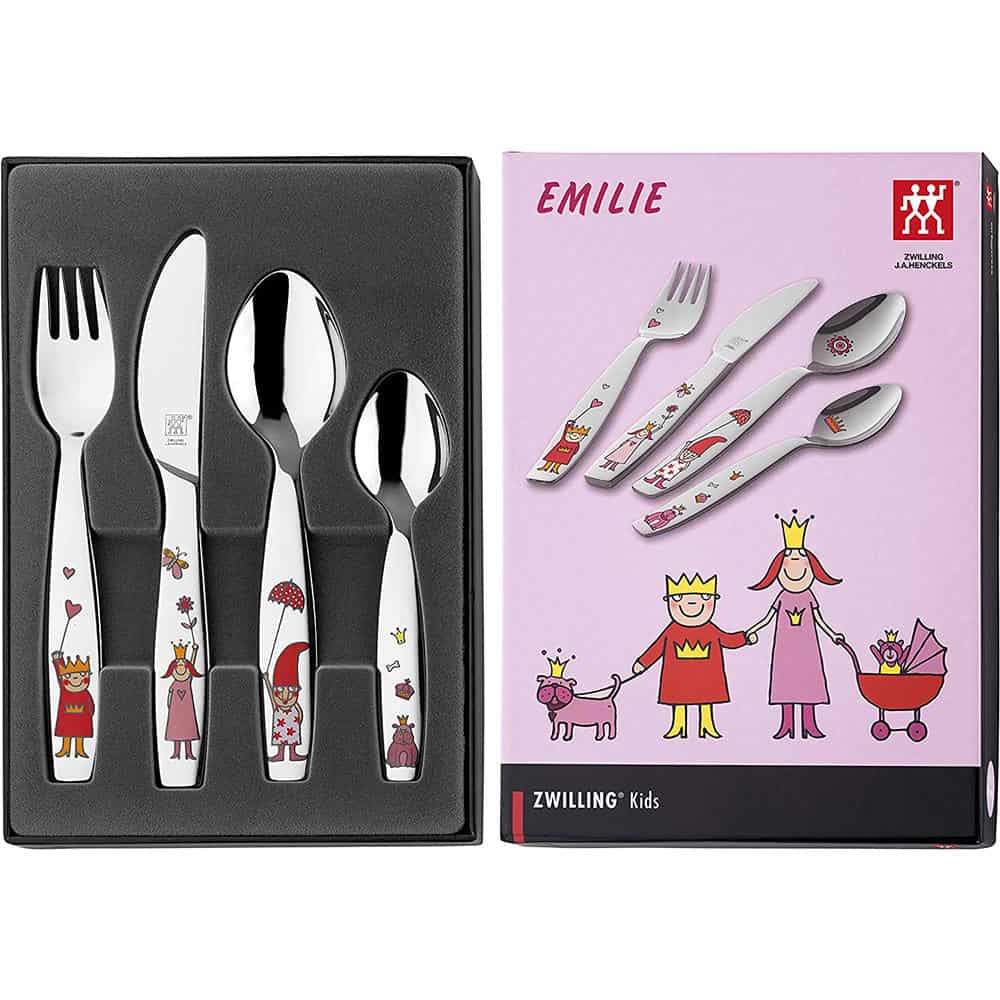 Bộ Dao Thìa Dĩa Trẻ Em Zwilling Emilie-102 Bộ Dao Thìa Dĩa Trẻ Em Zwilling Emilie 07136-210