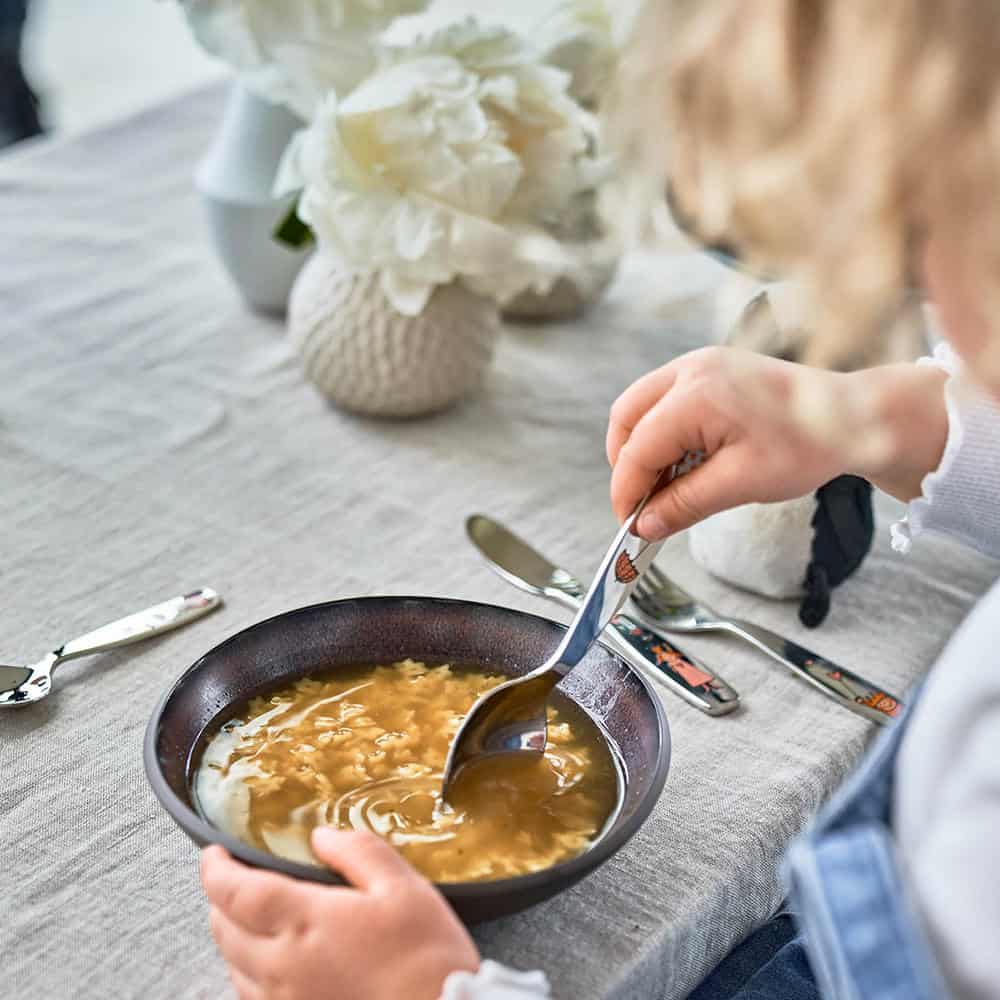 Bộ Dao Thìa Dĩa Trẻ Em Zwilling Emilie-104 Bộ Dao Thìa Dĩa Trẻ Em Zwilling Emilie 07136-210