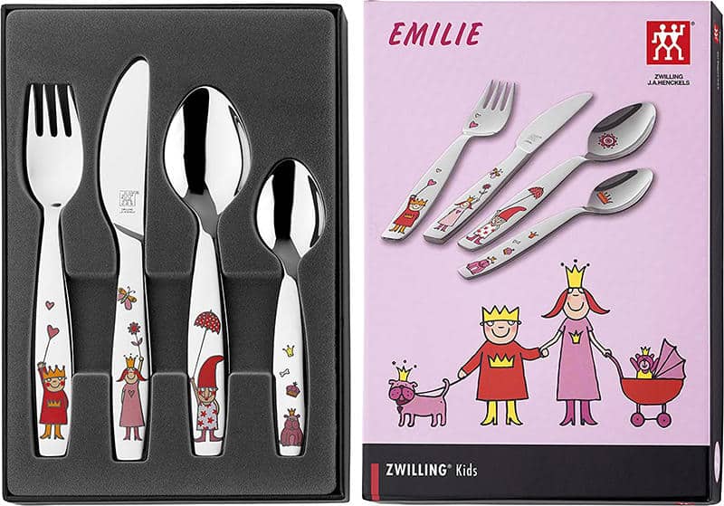 Bộ Dao Thìa Dĩa Trẻ Em Zwilling Emilie 07136-210 5 Bộ Dao Thìa Dĩa Trẻ Em Zwilling Emilie 07136-210