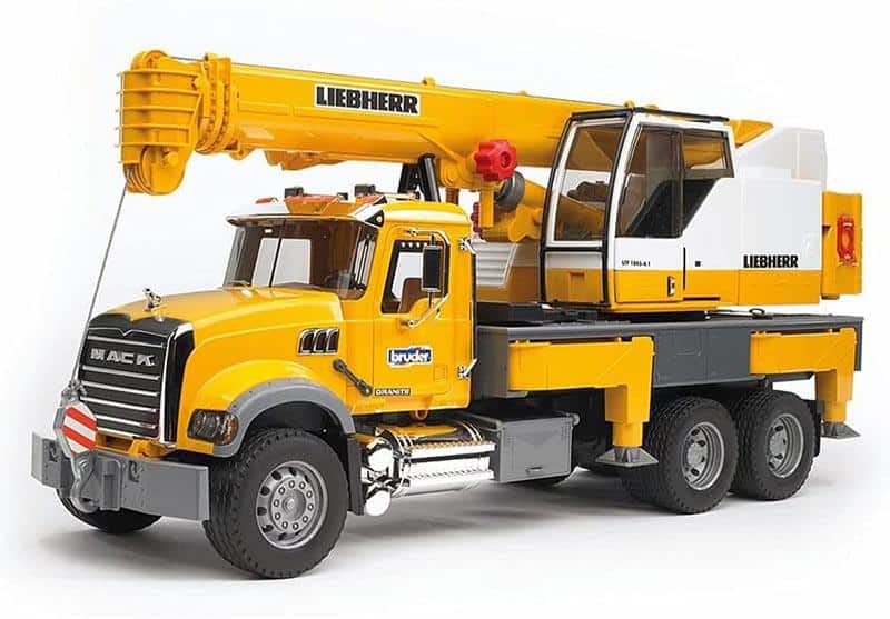 Đồ Chơi Trẻ Em Bruder 02818 - Xe Tải Cần Cẩu MACK Granite Liebherr 12 Đồ Chơi Trẻ Em Bruder 02818