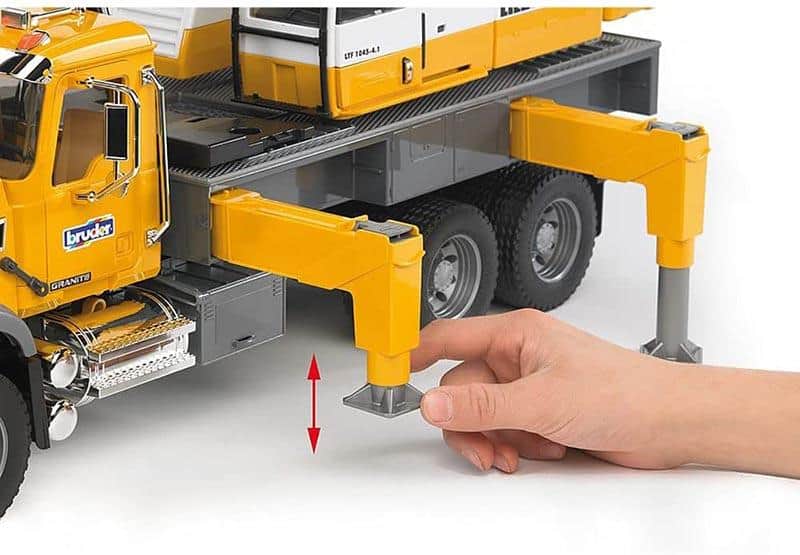 Đồ Chơi Trẻ Em Bruder 02818 - Xe Tải Cần Cẩu MACK Granite Liebherr 10 Đồ Chơi Trẻ Em Bruder 02818