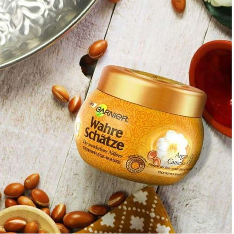 Dầu Ủ Tóc Garnier Wahre Schatze Haarkur Argan And Camelia Oil 300ml