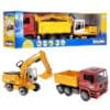 Đồ Chơi Trẻ Em Bruder 02751 - Ô Tô Tải Man TGA và Máy xúc Liebherr