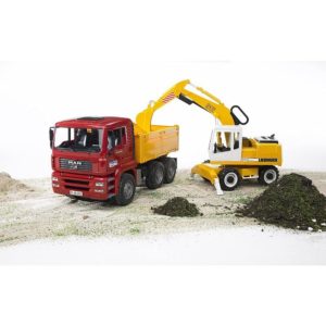 Đồ Chơi Trẻ Em Bruder 02751 - Ô Tô Tải Man TGA và Máy xúc Liebherr 3 Đồ Chơi Trẻ Em Bruder 02751 - Ô Tô Tải Man TGA và Máy xúc Liebherr