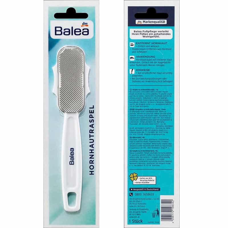 Dụng Cụ Tẩy Da Chết Gót Chân Balea Hornhautraspel