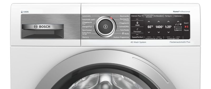 Máy Giặt Bosch WAV28E41 Series 8 Cửa Trước 9kg Tốc Độ 1400 Vòng/Phút 7 Máy Giặt Bosch WAV28E41 Series 8