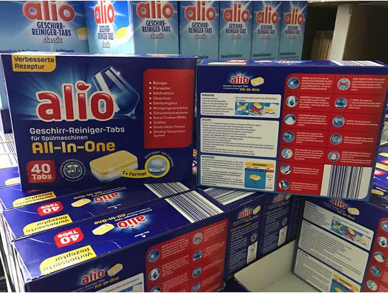 Viên Rửa Bát All In One Alio 40 Viên 5 Viên Rửa Bát All In One Alio 40 Viên - 2