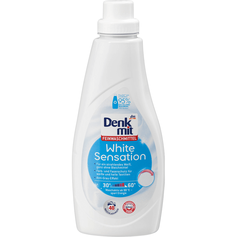 Nước Giặt Tẩy Trắng Denkmit White Sensation 1L 1 Nước Giặt Tẩy Trắng Denkmit White Sensation 1L