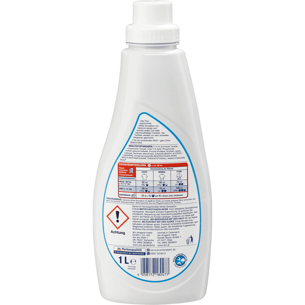 Nước Giặt Tẩy Trắng Denkmit White Sensation 1L 2 Nước Giặt Tẩy Trắng Denkmit White Sensation 1L