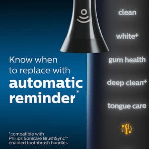 Bộ 4 Đầu Bàn Chải Điện Philips HX9054/33 Sonicare Premium Gum Care - Màu Đen