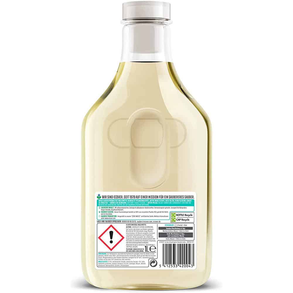 Nước Giặt Hữu Cơ EcoVer Waschmittel Universal 2008902 20WL - 1L Nước Giặt Hữu Cơ EcoVer Waschmittel Universal 2008902 20WL - 1L