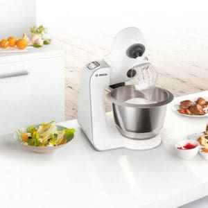 Máy Trộn Bột Đa Năng Bosch MUM58234 Màu Trắng Bạc