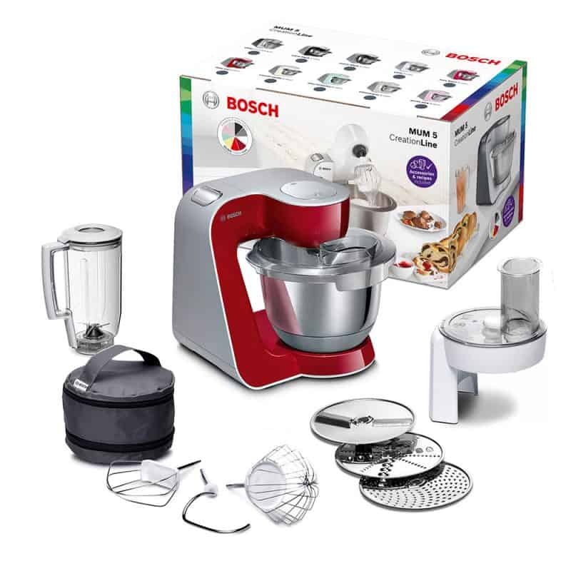 Máy Trộn Bột Đa Năng Bosch MUM58720 Màu Đỏ Bạc 15 Máy Trộn Bột Đa Năng Bosch MUM58720 Màu Đỏ Bạc-7