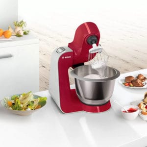 Máy Trộn Bột Đa Năng Bosch MUM58720 Màu Đỏ Bạc 4 Máy Trộn Bột Đa Năng Bosch MUM58720 Màu Đỏ Bạc