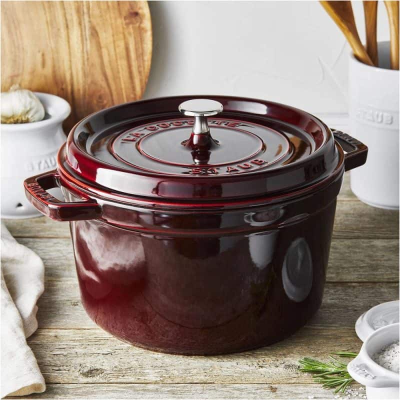 Nồi Gang Staub Round Cocotte Grenadine 40509-357-0 / 24cm - 3,8L 8 Nồi Gang Staub Round Cocotte Grenadine 40509-357-0 / 24cm - 3,8L