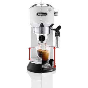 Máy pha cafe bán tự động DeLonghi EC685.W Dedica Style 4 Máy Pha Cà Phê Delonghi Espresso Dedica EC685W