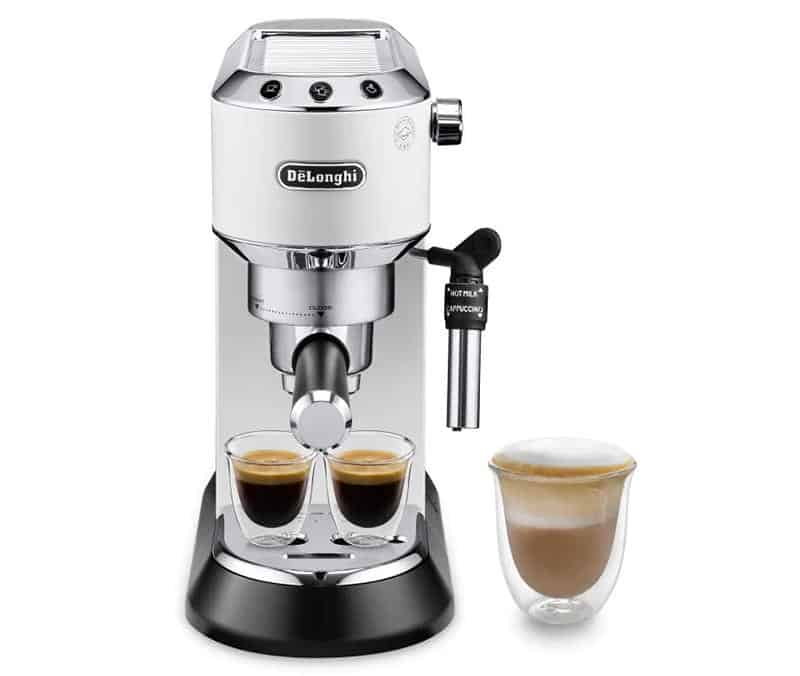 Máy pha cafe bán tự động DeLonghi EC685.W Dedica Style 8 Máy Pha Cà Phê Delonghi Espresso Dedica EC685W