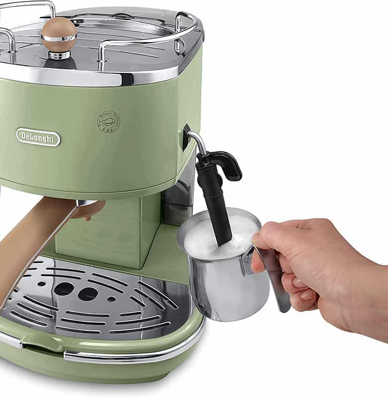 Máy pha cafe bán tự động DeLonghi ECOV311.GR Icona Vintage 10 Máy Pha Cà Phê Delonghi Icona Vintage ECOV311GR