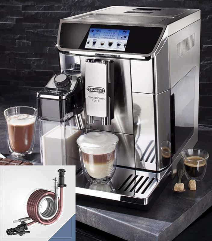 Máy pha cafe DeLonghi ECAM 656.75.MS PrimaDonna Elite 14 Máy Pha Cà Phê DeLonghi PrimaDonna Elite ECAM 656.75.MS