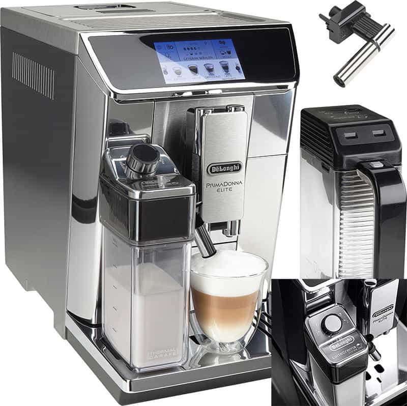Máy pha cafe DeLonghi ECAM 656.75.MS PrimaDonna Elite 16 Máy Pha Cà Phê DeLonghi PrimaDonna Elite ECAM 656.75.MS