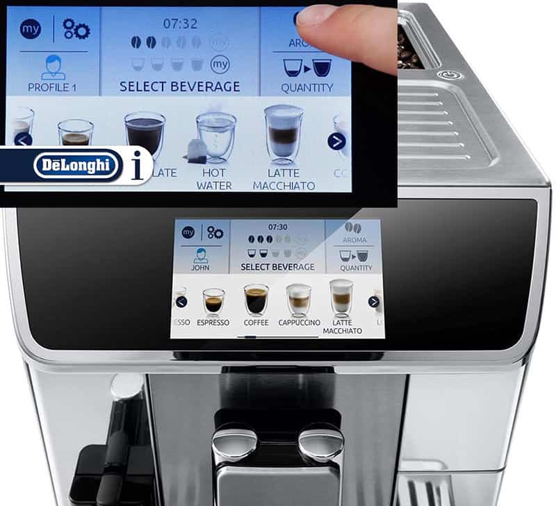 Máy pha cafe DeLonghi ECAM 656.75.MS PrimaDonna Elite 18 Máy Pha Cà Phê DeLonghi PrimaDonna Elite ECAM 656.75.MS