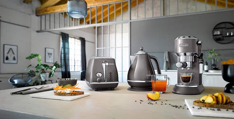 Máy pha cafe thủ công DeLonghi EC785.GY Dedica Metallics 7 Máy Pha Cà Phê Delonghi Dedica Metallics EC785GY