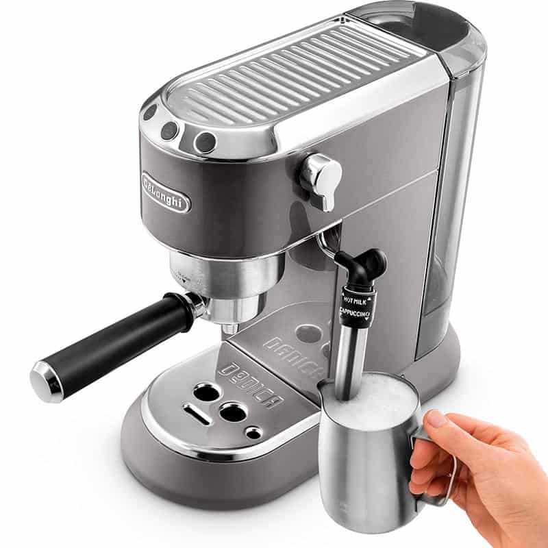 Máy pha cafe thủ công DeLonghi EC785.GY Dedica Metallics 11 Máy Pha Cà Phê Delonghi Dedica Metallics EC785GY