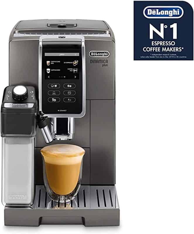 Máy pha cafe tự động DeLonghi ECAM370.95.T Dinamica Plus 9 Máy Pha Cà Phê De'Longhi Dinamica Plus ECAM 370.95.T