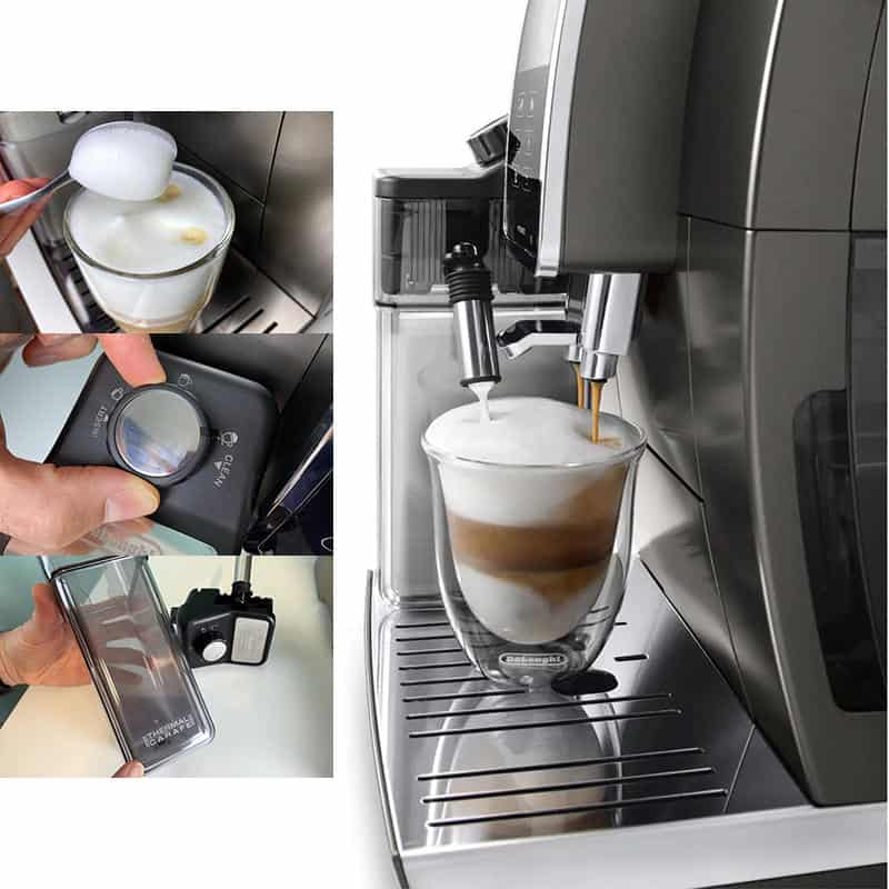 Máy pha cafe tự động DeLonghi ECAM370.95.T Dinamica Plus 13 Máy Pha Cà Phê De'Longhi Dinamica Plus ECAM 370.95.T