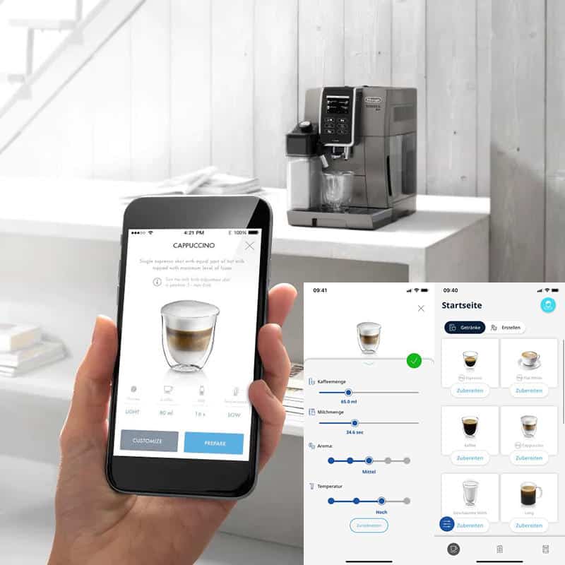 Máy pha cafe tự động DeLonghi ECAM370.95.T Dinamica Plus 14 Máy Pha Cà Phê De'Longhi Dinamica Plus ECAM 370.95.T