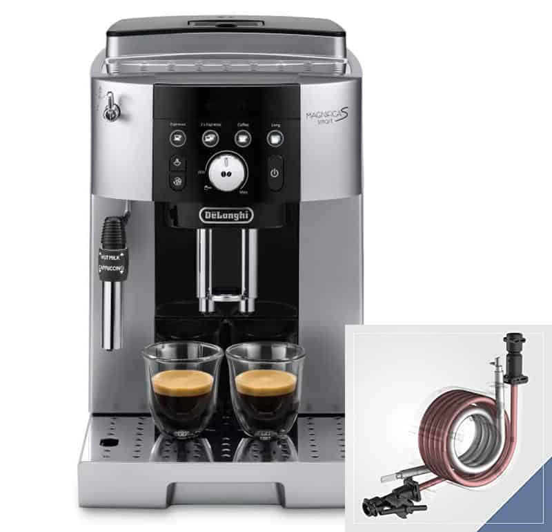 Máy pha cafe tự động DeLonghi ECAM250.23.SB Magnifica S Smart 11 Máy Pha Cà Phê De'Longhi Magnifica S Smart ECAM 250.23.SB