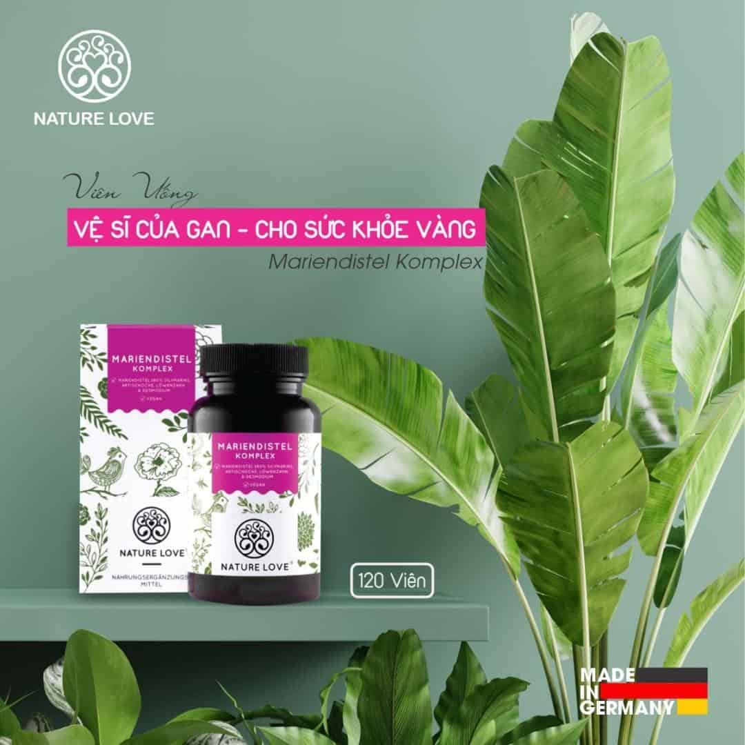 Viên Nang Uống Thải Độc Gan Nature Love Mariendistel Komplex 120 Viên Viên Nang Uống Thải Độc Gan Nature Love Mariendistel Komplex 120 Viên