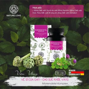 Viên Nang Uống Thải Độc Gan Nature Love Mariendistel Komplex 120 Viên 5 Viên Nang Uống Thải Độc Gan Nature Love Mariendistel Komplex 120 Viên