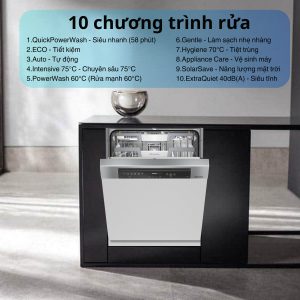 Máy Rửa Chén Miele G 7310 SCi AutoDos Bán Âm