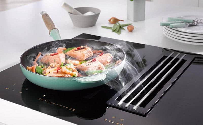 Bếp Từ Kết Hợp Hút Mùi Miele KMDA 7634 FR