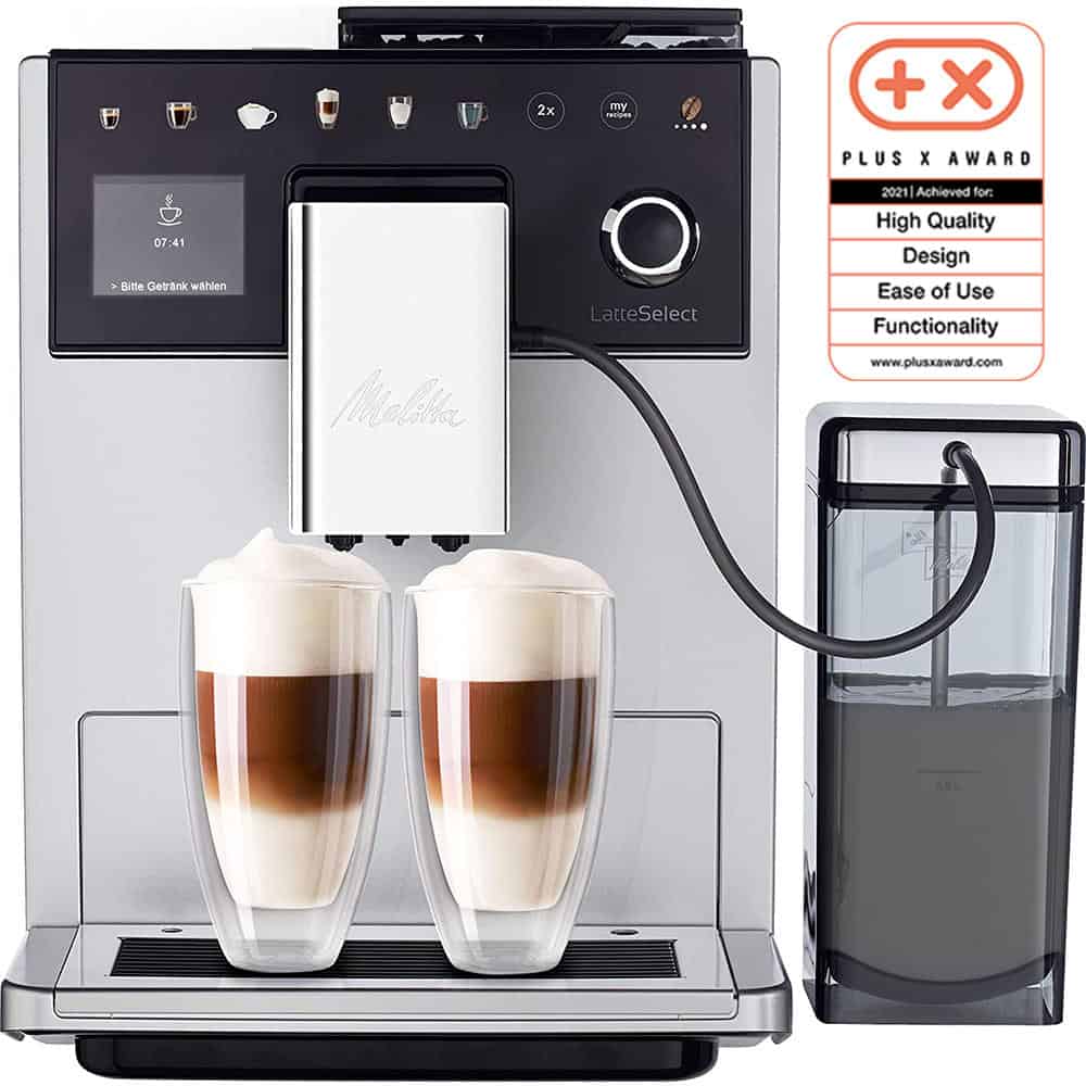 MELITTA LATTE SELECT SILVER-2 Máy Pha Cà Phê Tự Động Melitta Latte Select-Silver