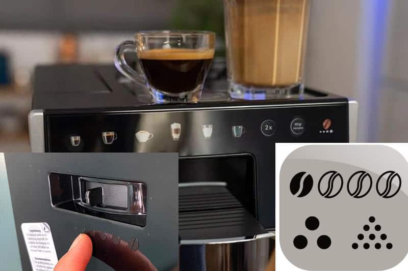 Máy pha cafe tự động Melitta Latte Select-Silver 18 Máy Pha Cà Phê Tự Động Melitta Latte Select-Silver